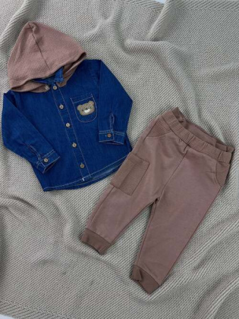 Комбинезон арт.251030-1 Yumi дев. 18-24 (микс)