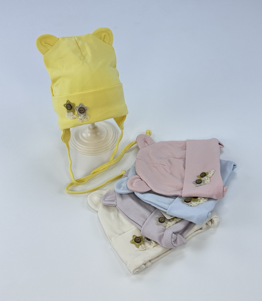 Шапка на завяз Orhida арт.Подн-260/1 дев. 1г (микс)