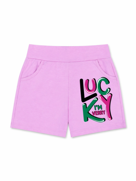 Шорты Lucky арт.18112 Lumina kids дев. 8-12 (светло-розовый)