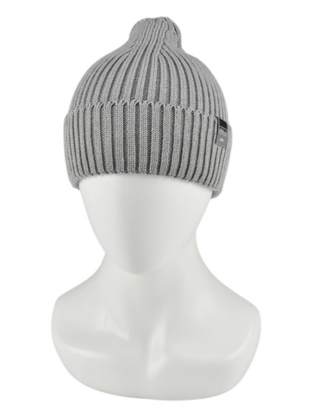 Шапка арт.SHM-039 Korkki муж. 58-60 (серый)