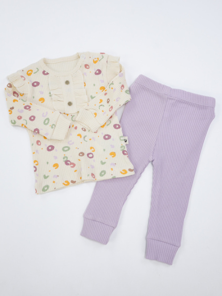 Костюм 2-ка арт.246562 дев. 3-12 (сиреневый) 