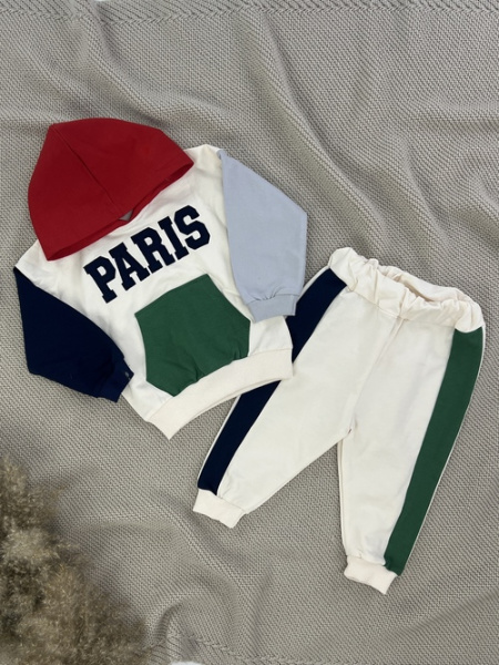 Костюм (кофта+штаны) Paris арт.2522 Anilco мал. 6-24 (микс)