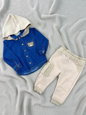 Комбинезон арт.251030-1 Yumi дев. 12-18 (микс)