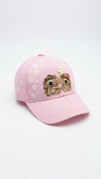 Кепка Ёжики арт.PAP-16 Kiddo 52р (светло-розовый)