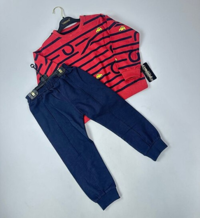 Костюм (кофта+штаны) Слоник Remy начёс арт.2407 Danico kids мал.дев. 9-24 (бежевый)