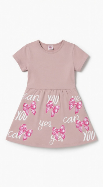 Платья арт.16615 Lumina kids дев. 3-6 (пудра)