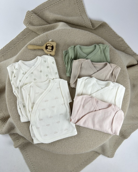 Распашонки Рубчик арт.003 Danababy уни. 56р (микс)