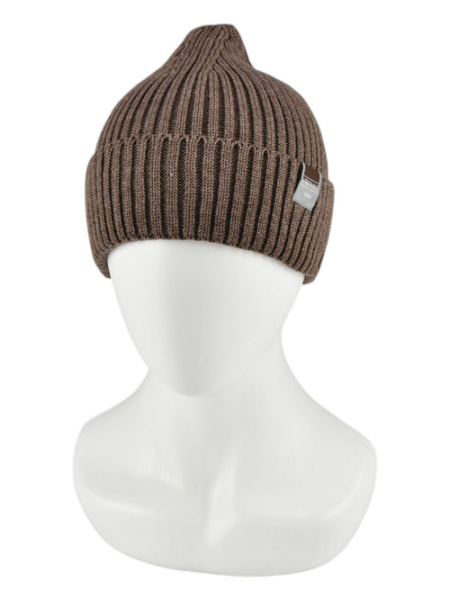 Шапка арт.SHM-039 Korkki муж. 58-60 (коричневый меланж)