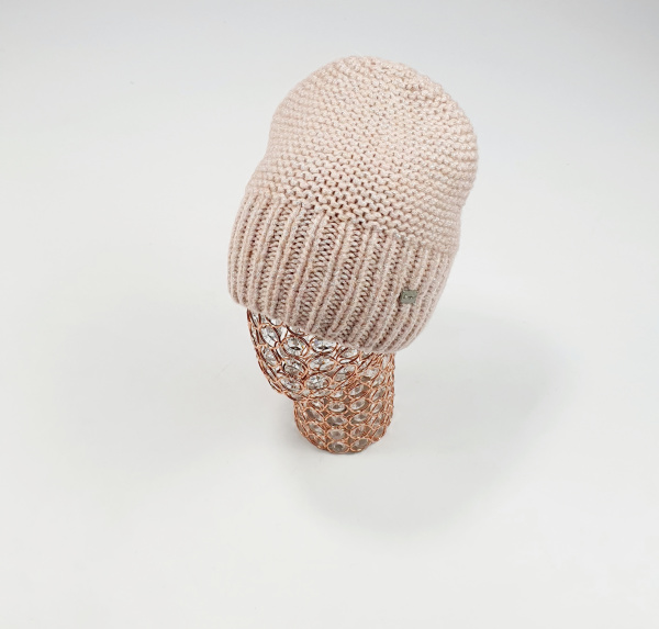 Шапка Катрин Виктория (пудра)