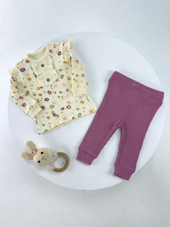 Комбинезон арт.21200 Findik baby мал/дев. 3-9м (оливковый)