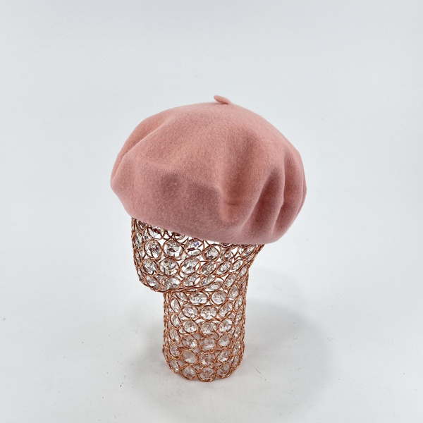 Берет Китай арт.204-1 жен. 56-58 (пудра)