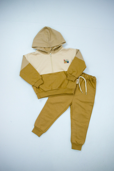 Комплект (кофта+штаны) арт.246132 Vovido мал. 3-6 (капучино)