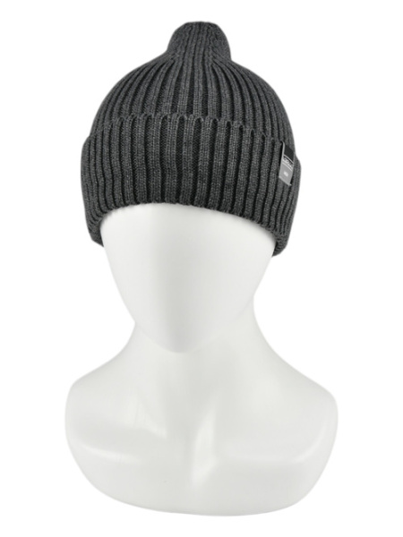 Шапка арт.SHM-039 Korkki муж. 58-60 (антрацит)