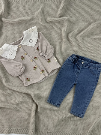 Комбинезон арт.251030-1 Yumi дев. 6-9 (микс)