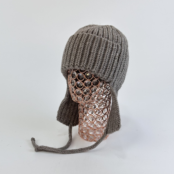 Ушанка Korkki Ньюри флис жен. 56-58 (трюфель)