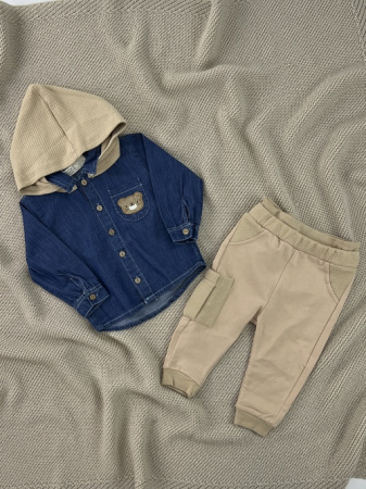 Комбинезон арт.251030-1 Yumi дев. 0-6 (микс)