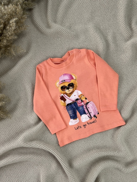 Кофта (Doing) арт.531101 CHASTE kids дев. 1-4 (персиковый)