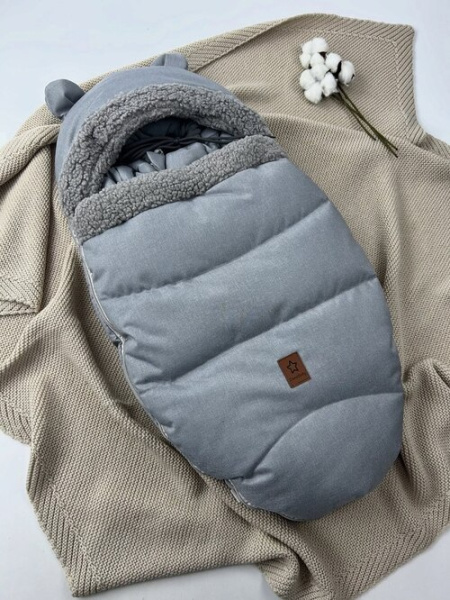 Конверт с комбинезоном Мэлони арт.10303 Danababy (темно-серый)