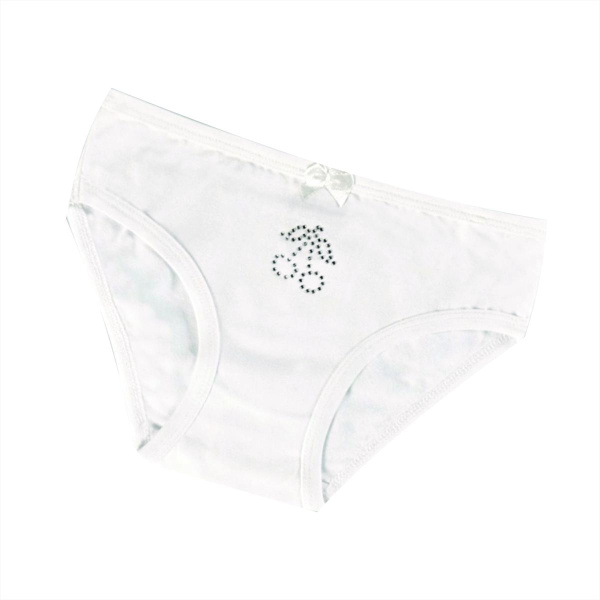 Трусы арт.6024-01 дев. 5-6 (белый)