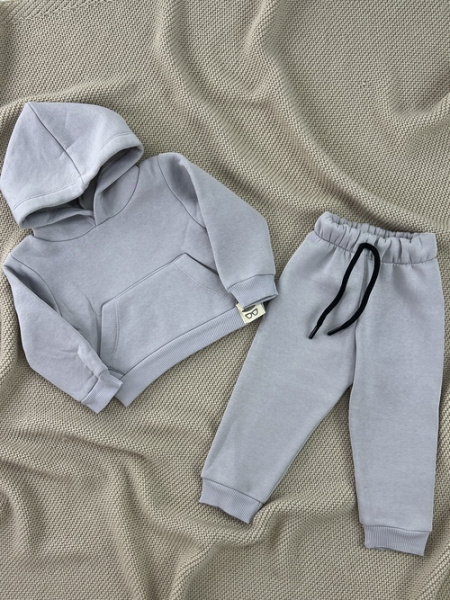 Костюм (кофта+штаны) начес арт.5684 Ronix мал. 9-24 (светло-серый)
