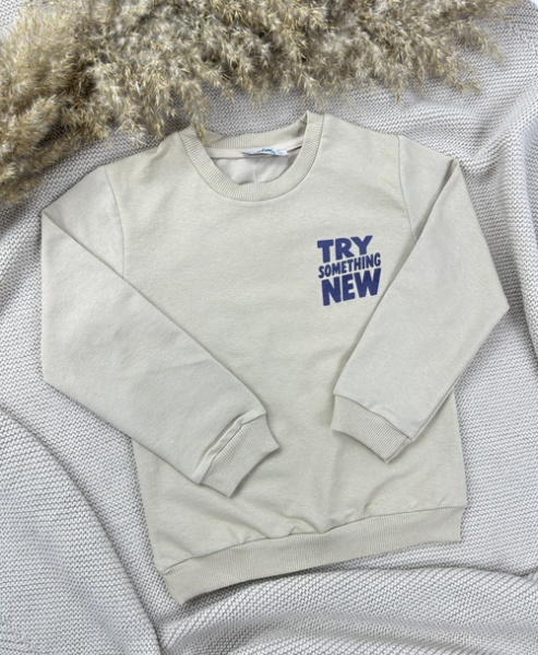 Кофта TRY something NEW арт.2260007 ALG kids мал. 6-9 (капучино)