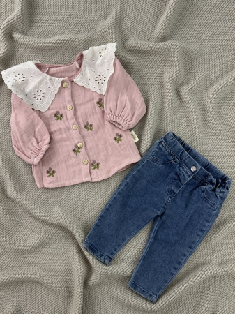 Комбинезон арт.251030-1 Yumi дев. 9-12 (микс)