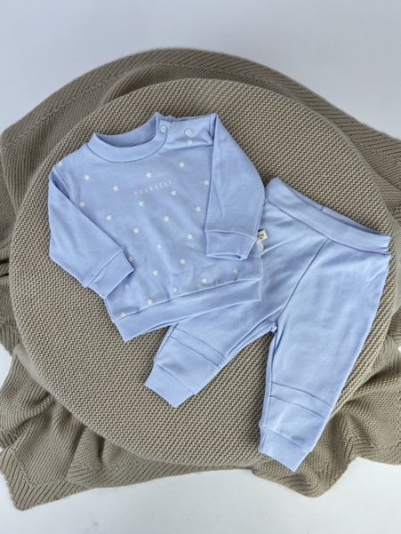 Костюм (кофта+штаны) Звезды арт.534777 Nz & Serde мал. 3-9 (голубой)