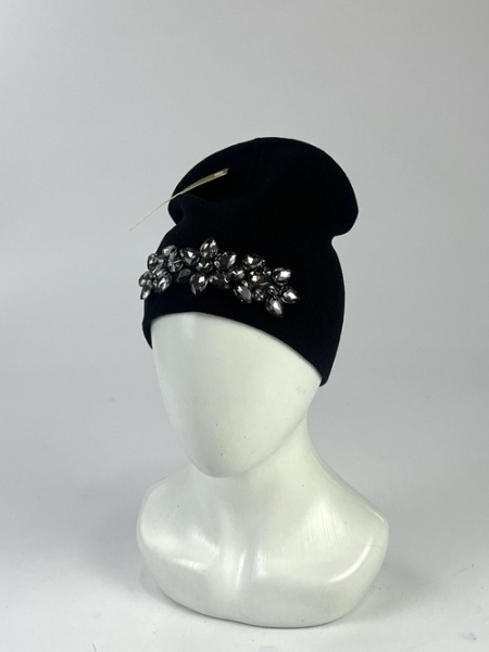 Шапка Кароза Хейсон б/от Ком.цветок (черный)