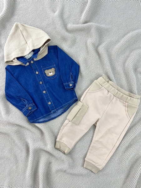 Комбинезон арт.251030-1 Yumi дев. 12-18 (микс)