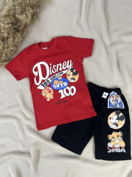 Костюм 2-ка арт.443-16 Disney мал. 3-12 (красный)