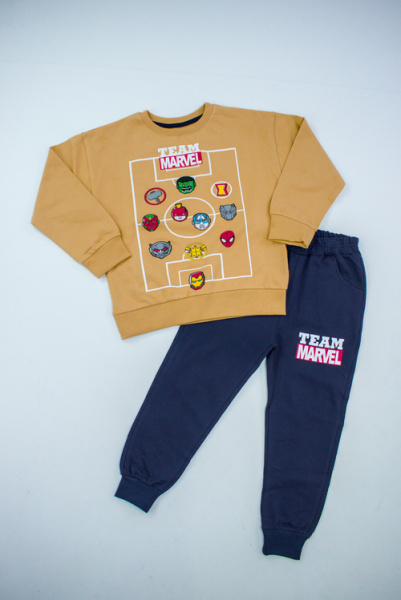 Набор (кофта+штаны) арт.9993 By Murat Baby мал/дев. 9-24 (кремовый)