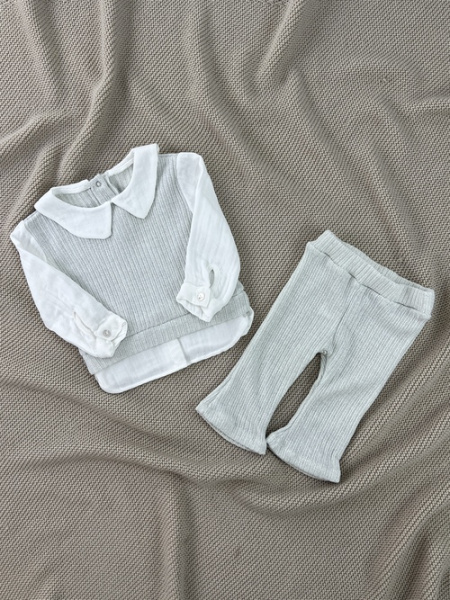 Костюм 2-ка арт.249335 дев. 6-24 (оливка)