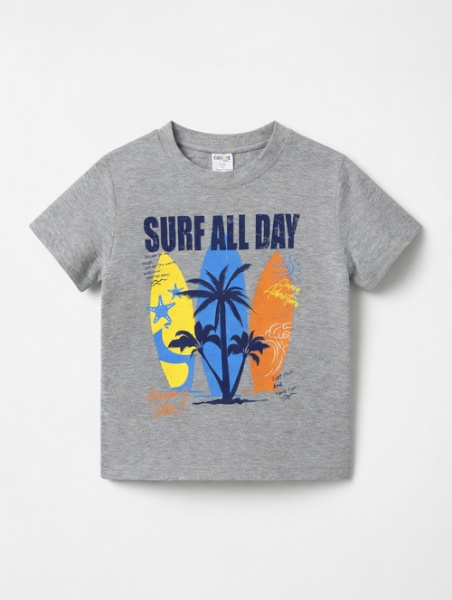 Футболка Surf арт.151008 CHASTE мал. 5-8 (серый)