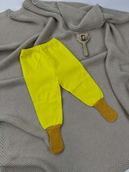 Ползунки арт.FB-BRS-14 Fuar baby мал/дев. 3-24 (светло-желтый)