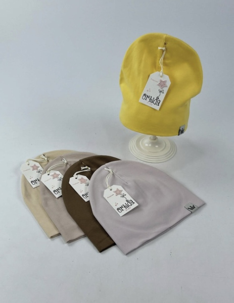 Шапка Корона б/о арт.Подн-84/1 Orhida дев. 3-4 (микс)