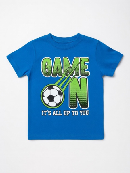 Футболка Game арт.151016 CHASTE мал. 5-8 (светло-синий)