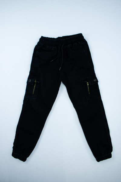 Джоггеры арт.2033 мал. 8-12 (черный)