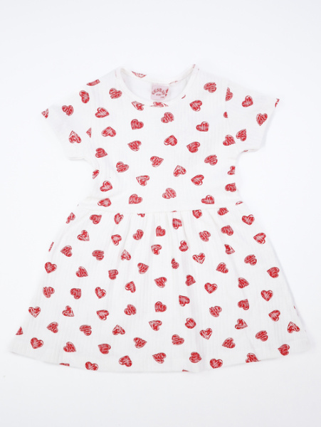 Платья арт.16728 CESPAY kids дев. 3-6 (белый)