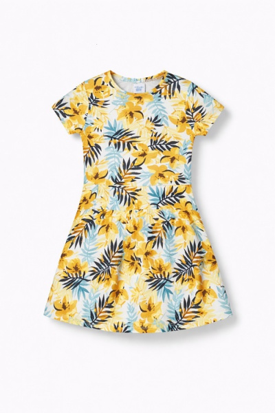 Платья арт.16518/9 к/р дев. 5-8 (желтый)