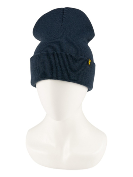 Шапка двухслойная бесшовная Ротонда арт.46064 REGARZO муж.56-60 (синий)