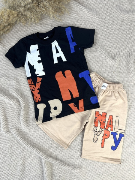 Тенниска Doston д/р арт.125846 мал. 6-9 (белый)