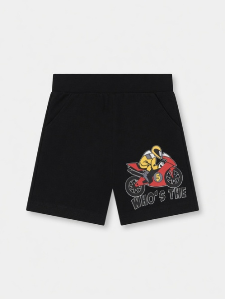 Шорты MOTO арт.18138 CESRAY kids мал. 2-6 (черный)