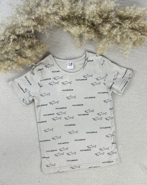 Футболка PAUL&SHAR арт.63318 Bim kids мал. 5-8 (капучино)