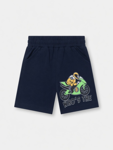 Шорты MOTO арт.18138 CESRAY kids мал. 2-6 (темно-синий)