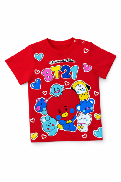 Футболка ВТ 21 арт.170701 CHASTE мал. 2-5 (красный)