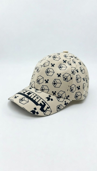 Кепка Minecraft арт.PAP-25 Kiddo 54р (бежевый)