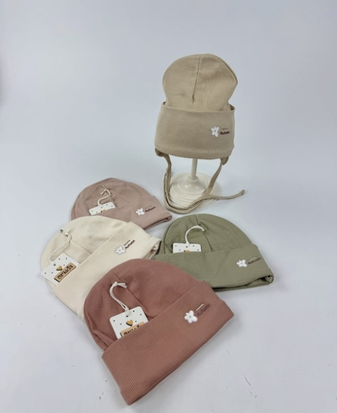 Шапка Autumn с/о арт.Подп-471/1 Orhida дев. 0-6 (микс)