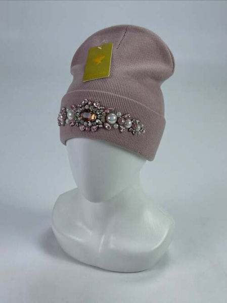 Шапка Кароза Хейсон от.ожерелье (т.пудра)