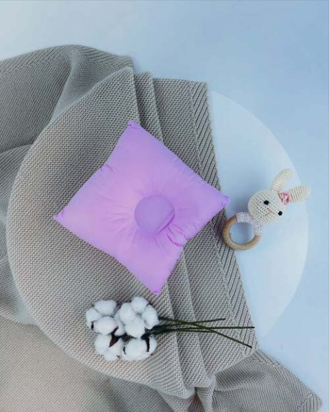 Ортопедическая подушка арт.2906 Однотонный Danababy мал.дев. (розовый)