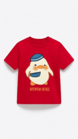 Футболка Adidas арт.660708 BIM kids мал. 9-12 (красный)